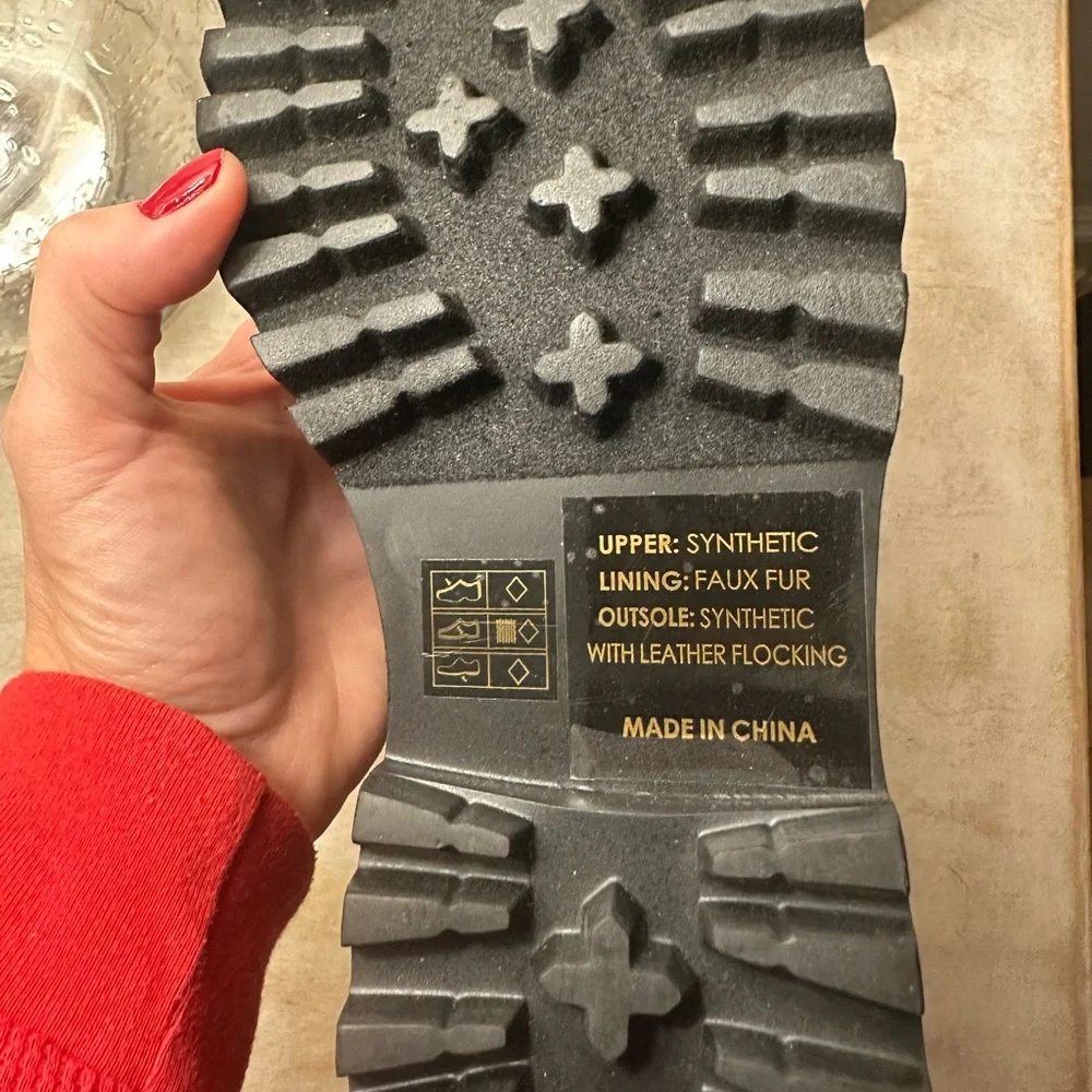 J.Crew Sherpa-lined Black Chelsea boots. NEW worn once - Picture 12 of 14